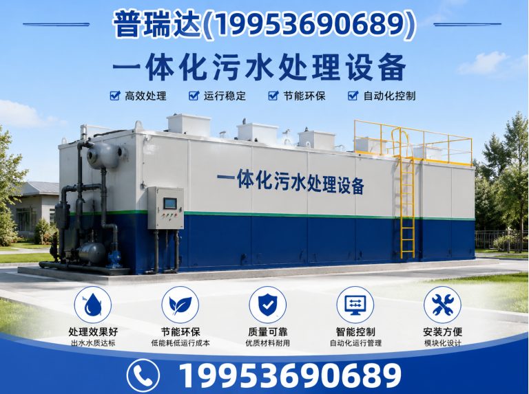 寒亭区污水处理设备展示图